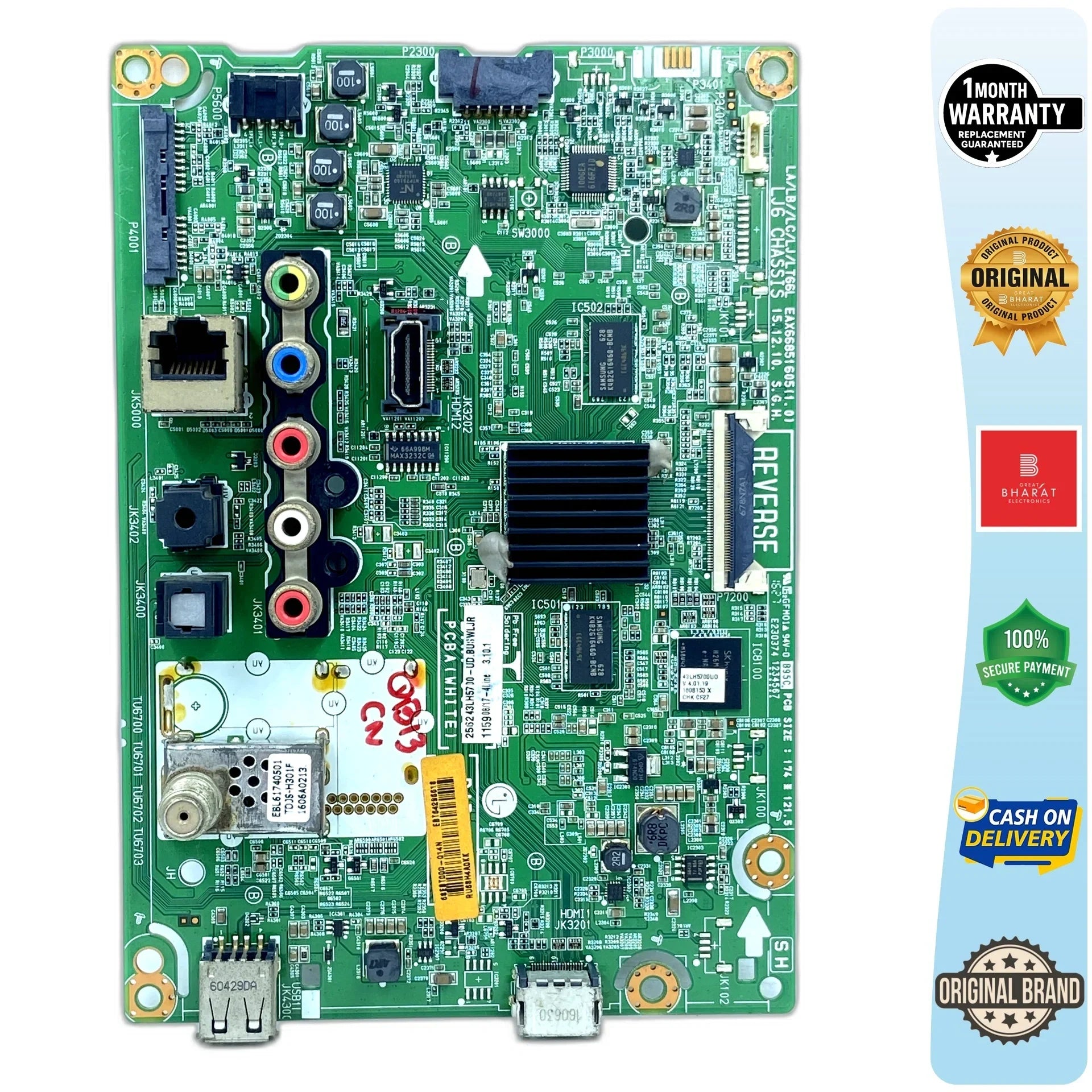 LG 43LH5700 Motherboard – LG 43 Inch LED TV Main Board Replacement - Great Bharat Electronics