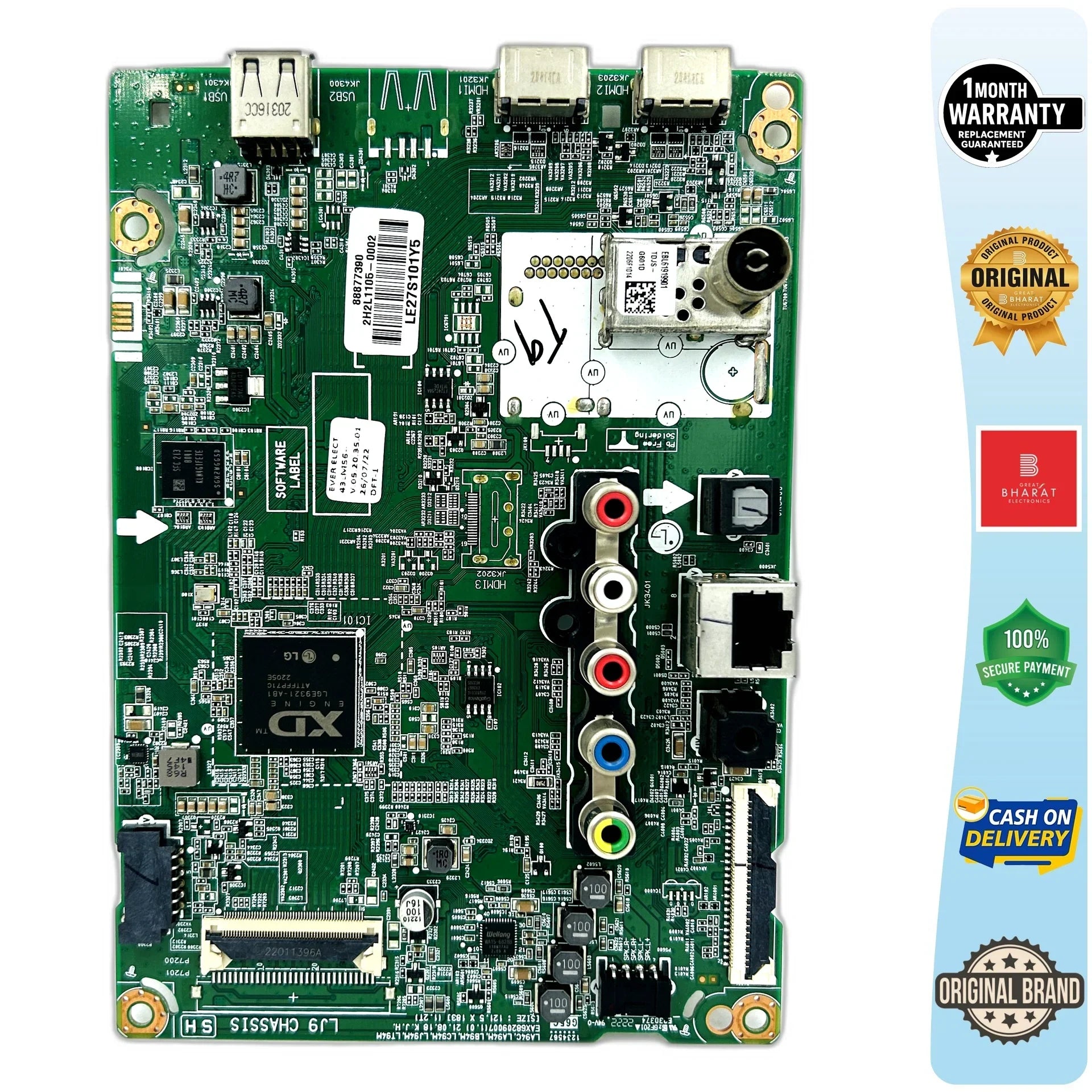 LG 43LM5650PTA Motherboard – LG 43 Inch LED TV Main Board Replacement - Great Bharat Electronics