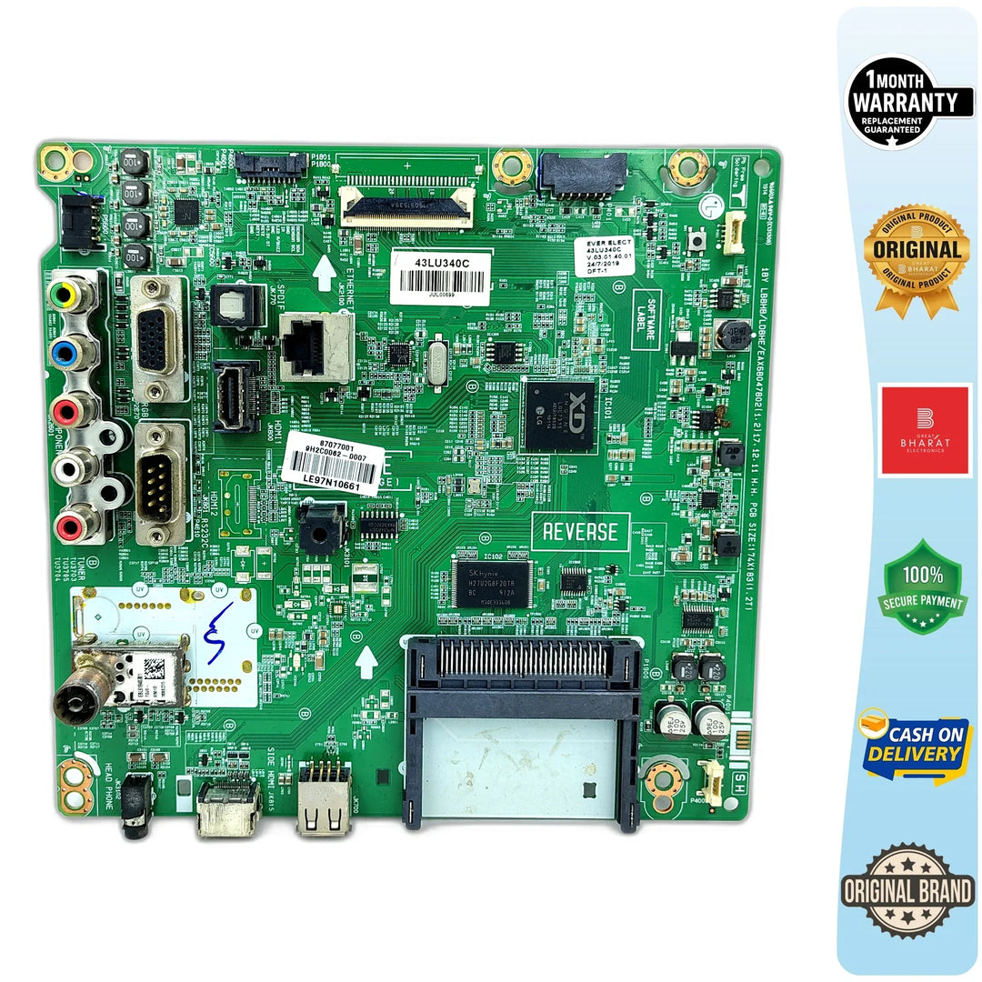 LG 43LU340C Motherboard – LG 43 Inch LED TV Main Board Replacement - Great Bharat Electronics