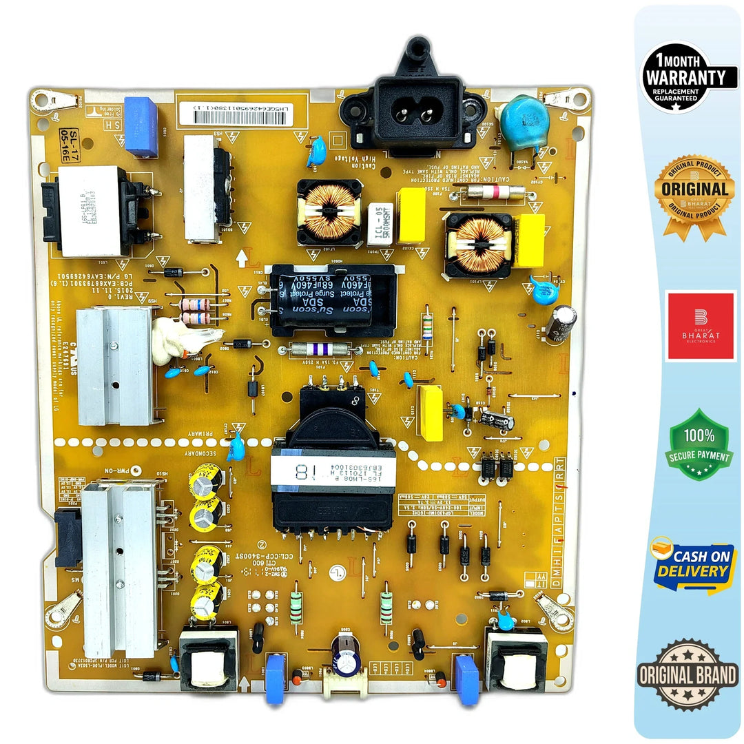 LG 43UH654V Power Supply Board – LG 43 Inch LED TV SMPS Replacement - Great Bharat Electronics