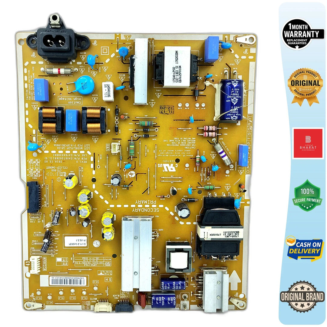 LG 43UJ752V Power Supply Board – LG 43 Inch LED TV SMPS Replacement - Great Bharat Electronics