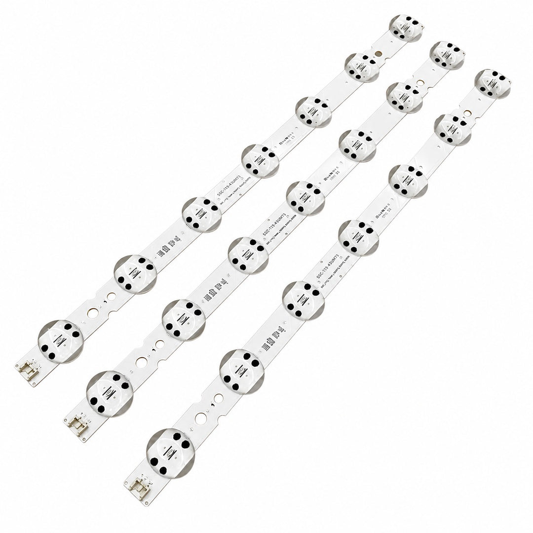 LG 43UM7300PTA complete three-piece LED backlight strip set