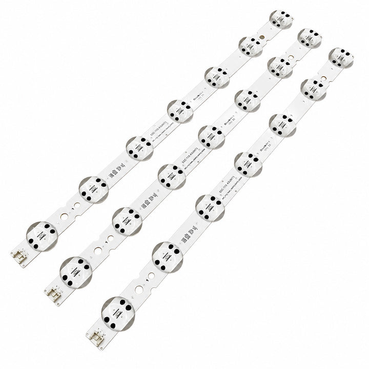 LG 43UM74006LB complete three-piece LED backlight strip set