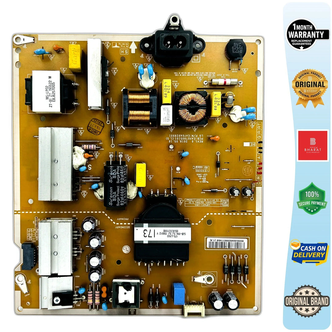 LG 43UM7780PTA Power Supply Board – LG 43 Inch LED TV SMPS Replacement - Great Bharat Electronics