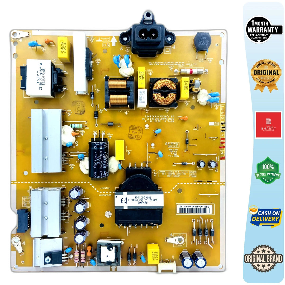 LG 43UM7780PTE Power Supply Board – LG 43 Inch LED TV SMPS Replacement - Great Bharat Electronics