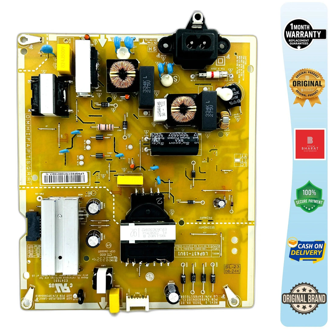 LG 43UQ7550PSE Power Supply Board – LG 43 Inch LED TV SMPS Replacement - Great Bharat Electronics