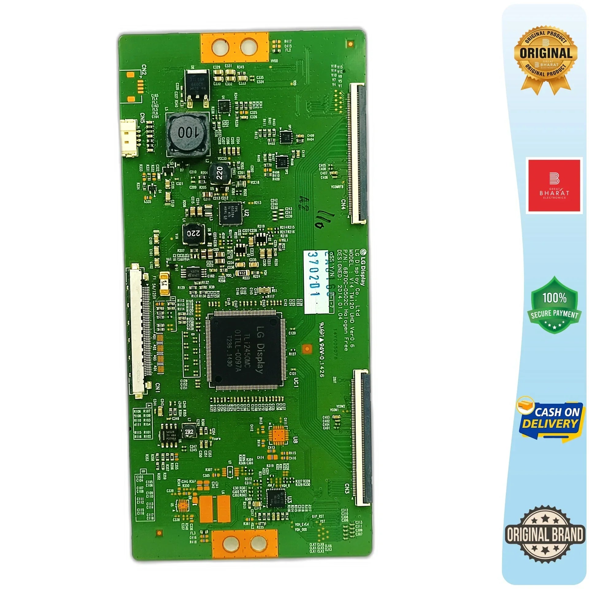 LG 49UB850T-TB T-Con Board – LG 49 Inch LED TV Replacement Part - Great Bharat Electronics