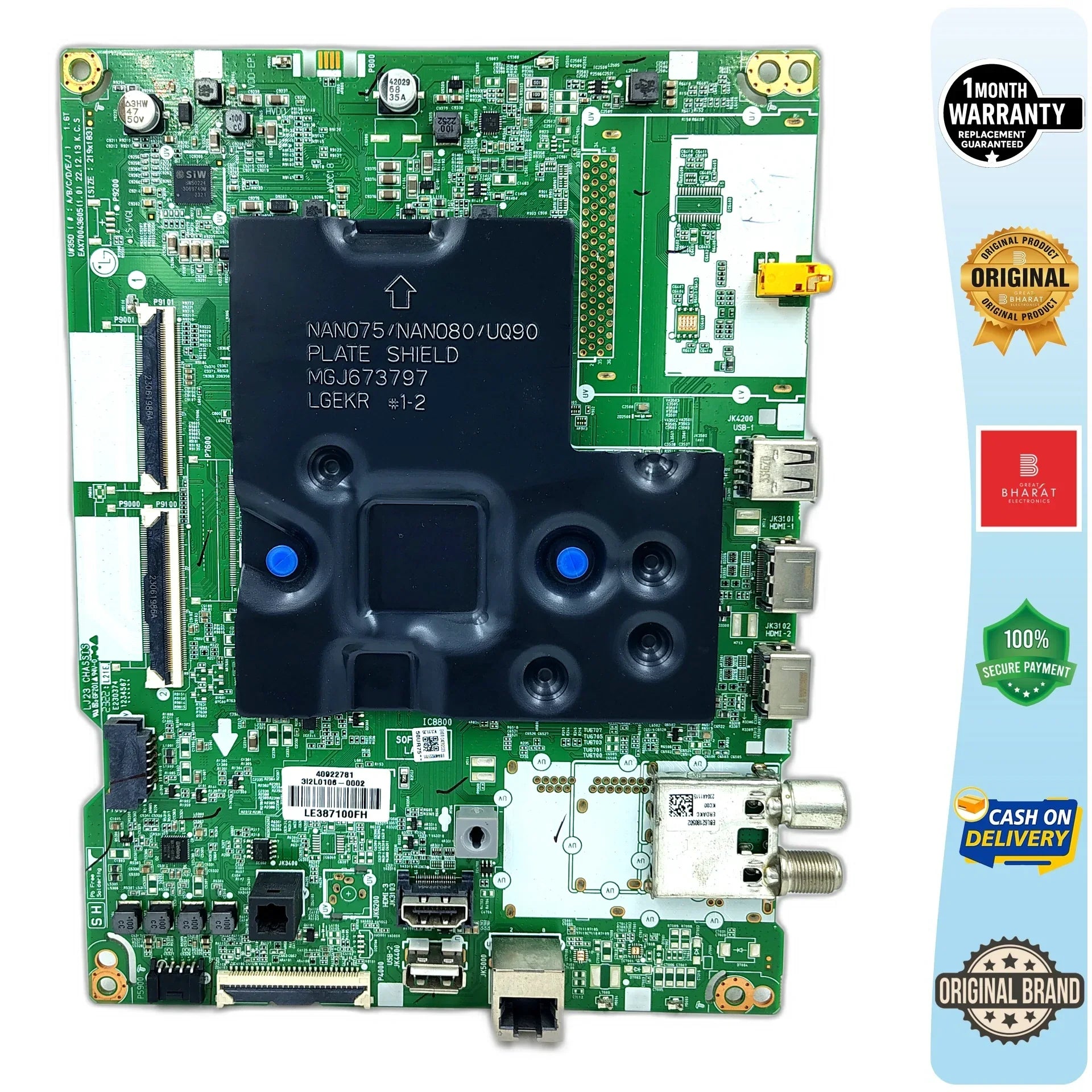 LG 50UR7500PSC Motherboard – LG 50 Inch LED TV Main Board Replacement - Great Bharat Electronics