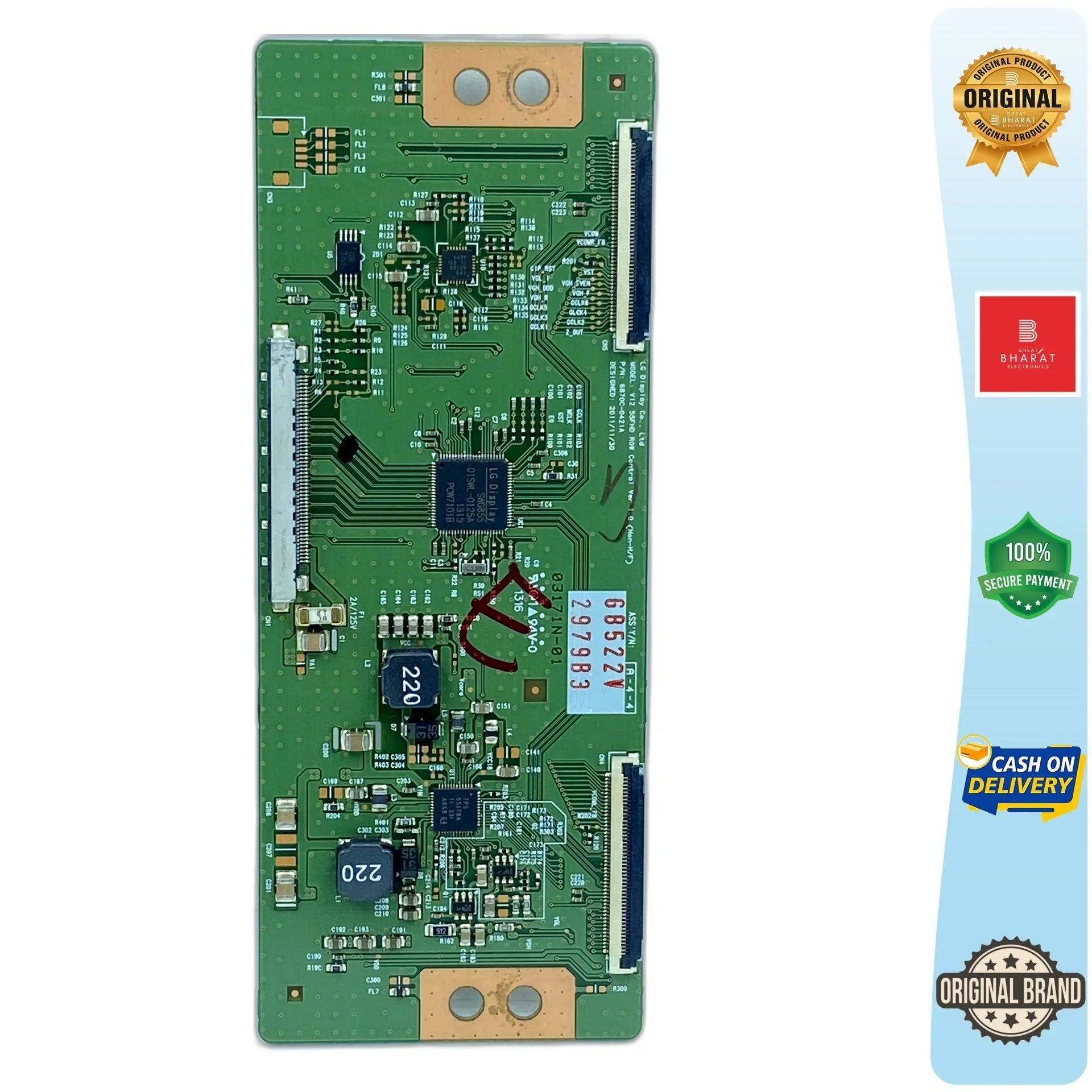 LG 55LA6200 T-Con Board – LG 55 Inch LED TV Replacement Part - Great Bharat Electronics