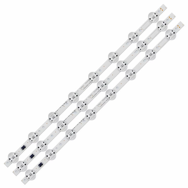 LG 55UK6360 LED TV backlight strip set of 3 strips with 8 LEDs per strip