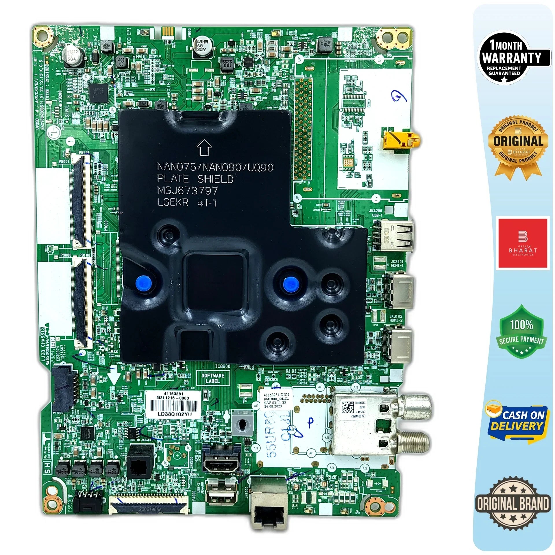 LG 55UR8020PSB Motherboard – LG 55 Inch LED TV Main Board Replacement - Great Bharat Electronics