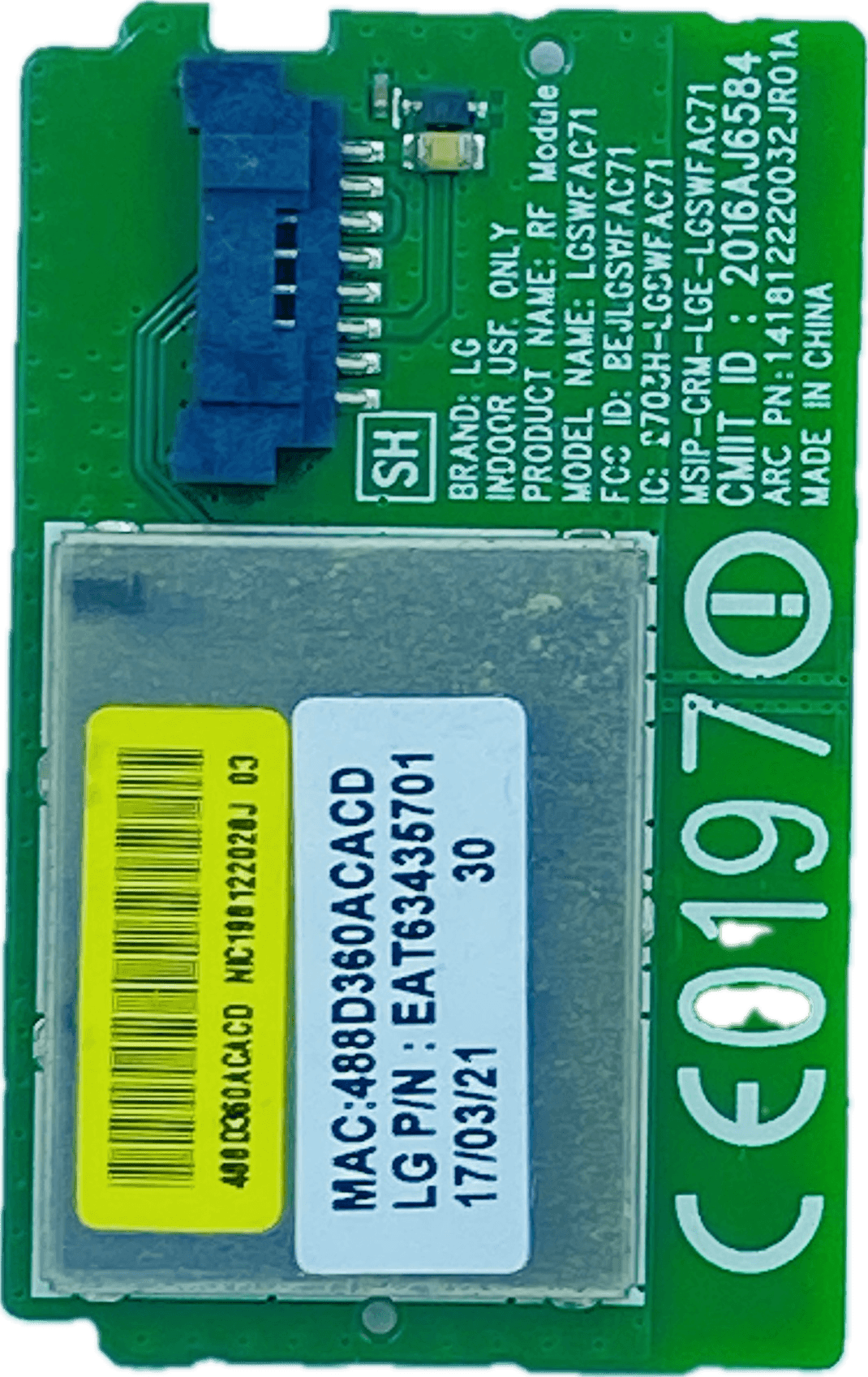 LG LED TV Wi-Fi Module – Model 32LJ570U-TA - Great Bharat Electronics