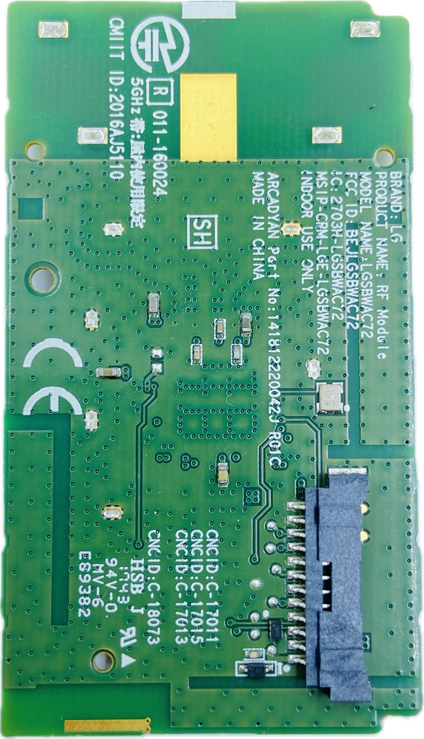 LG LED TV Wi-Fi Module for Model 32LK616BPTB - Great Bharat Electronics