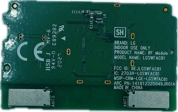 LG LED TV Wi-Fi Module – Model 32LM565BPTA - Great Bharat Electronics