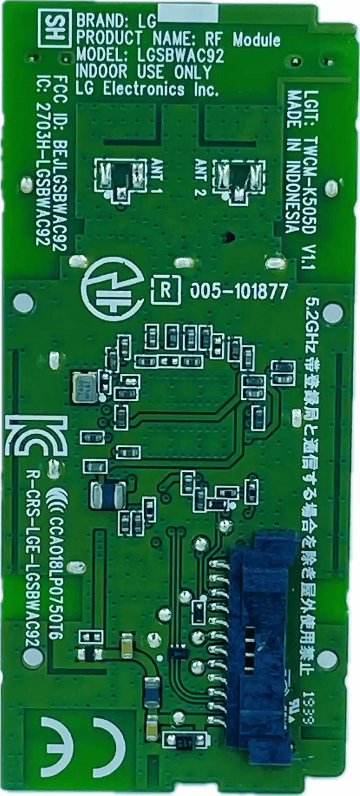 LG LED TV Wi-Fi Module – Model 32LM5768PTC - Great Bharat Electronics