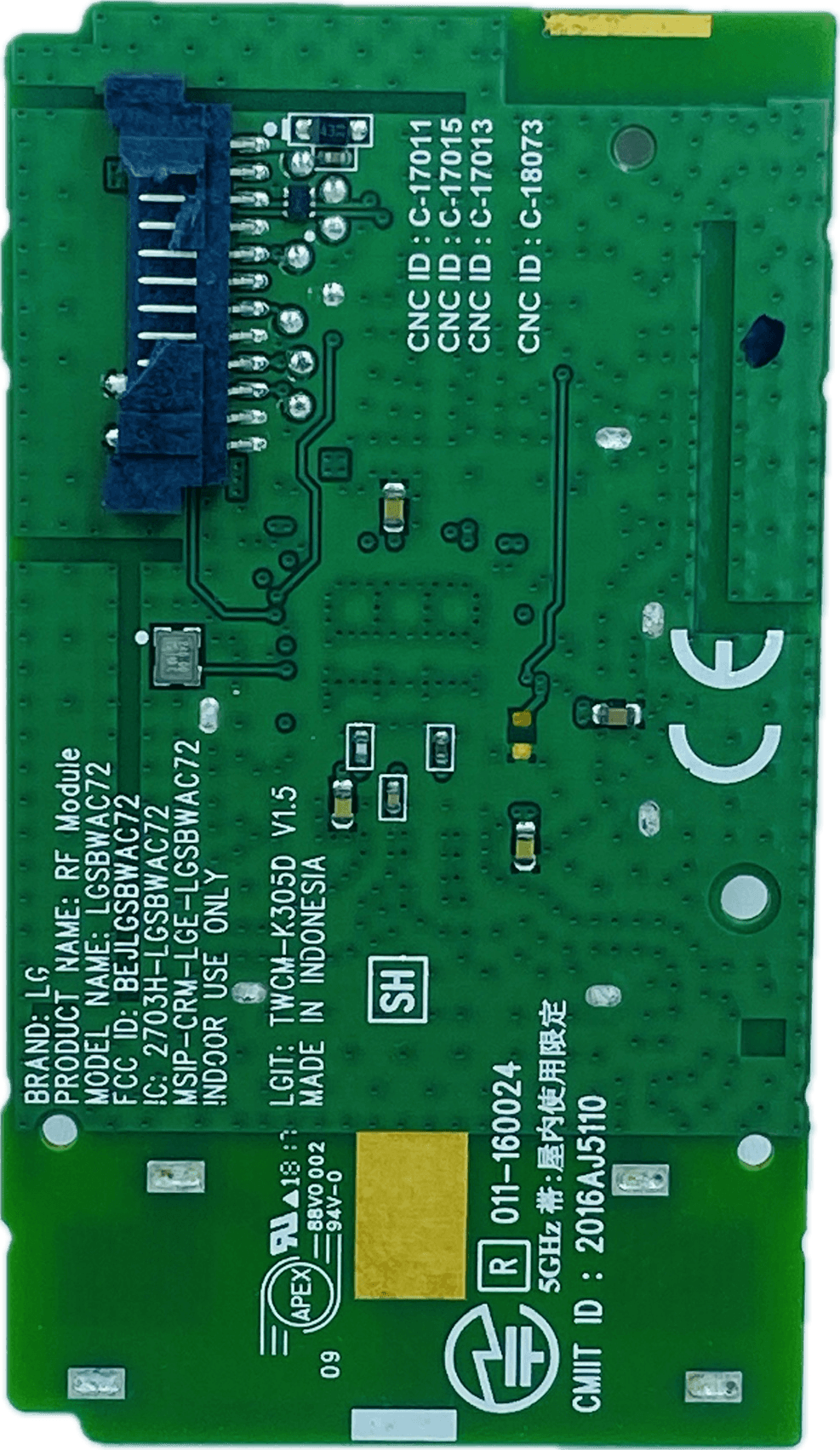 LG LED TV Wi-Fi Module – Model 43LK5760PTA - Great Bharat Electronics