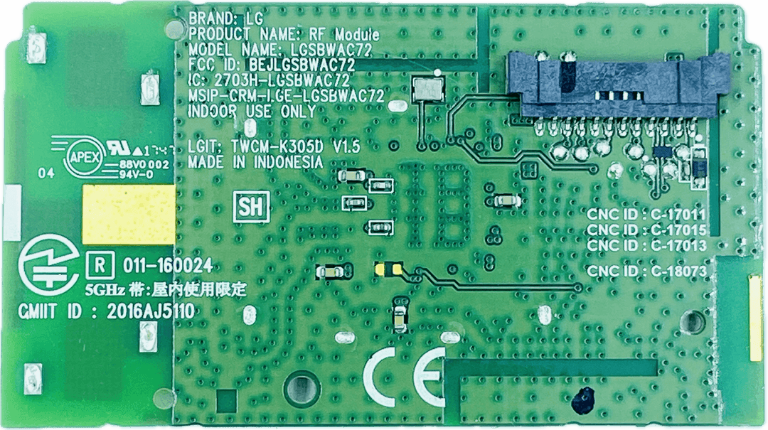 LG LED TV Wi-Fi Module – Model 43UJ651V - Great Bharat Electronics