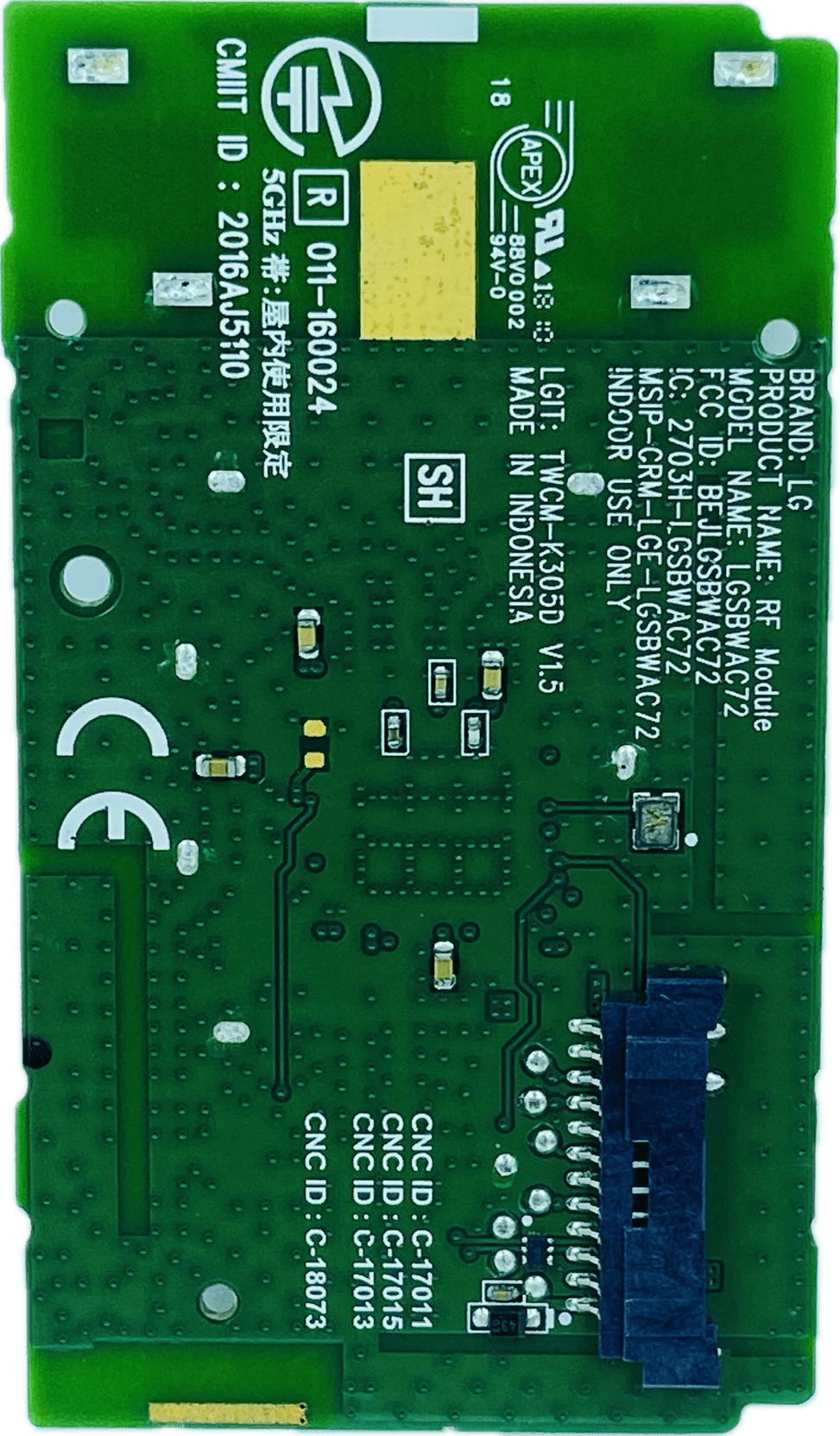 LG LED TV Wi-Fi Module – Model 43UJ752T-TB - Great Bharat Electronics