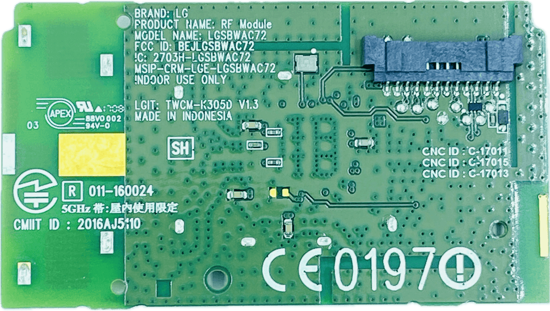 LG LED TV Wi-Fi Module – Model 43UJ752V - Great Bharat Electronics