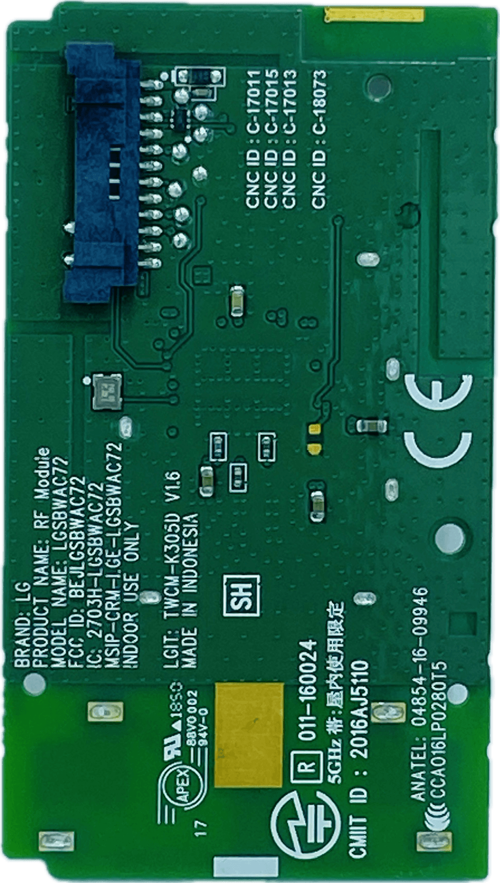 LG LED TV Wi-Fi Module – Model 43UK6360PTE - Great Bharat Electronics