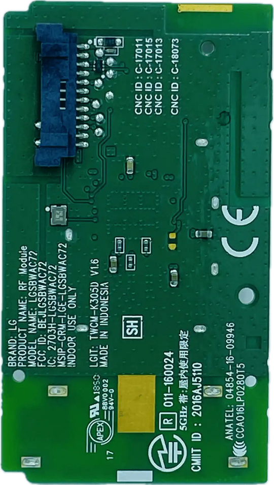 LG LED TV Wi-Fi Module – Model 43UK6360PTE - Great Bharat Electronics