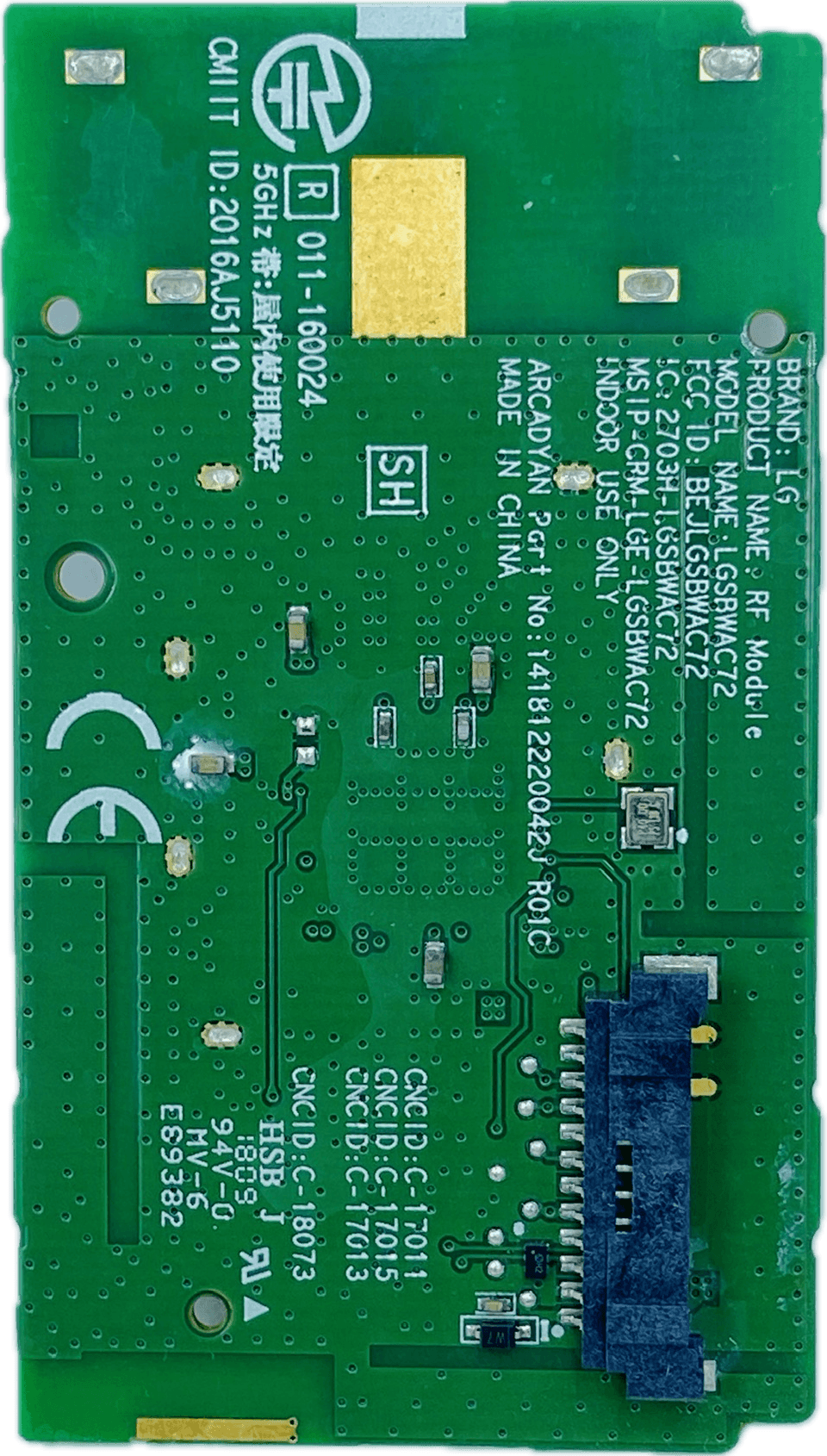 LG LED TV Wi-Fi Module – Model 43UK6560PTC - Great Bharat Electronics
