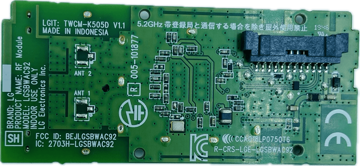 LG LED TV Wi-Fi Module – Model 43UM7300PTE - Great Bharat Electronics
