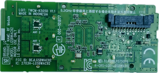 LG LED TV Wi-Fi Module – Model 43UM7300PTE - Great Bharat Electronics