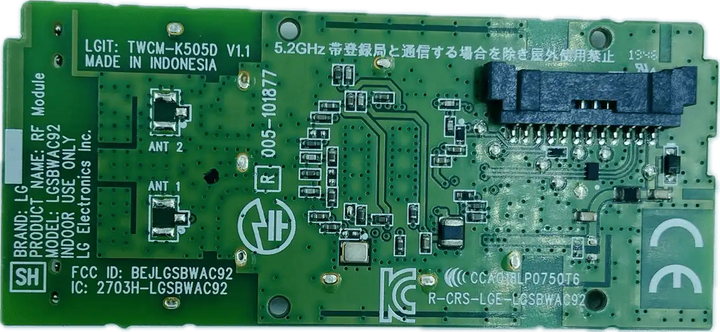 LG LED TV Wi-Fi Module – Model 43UM7300PTE - Great Bharat Electronics