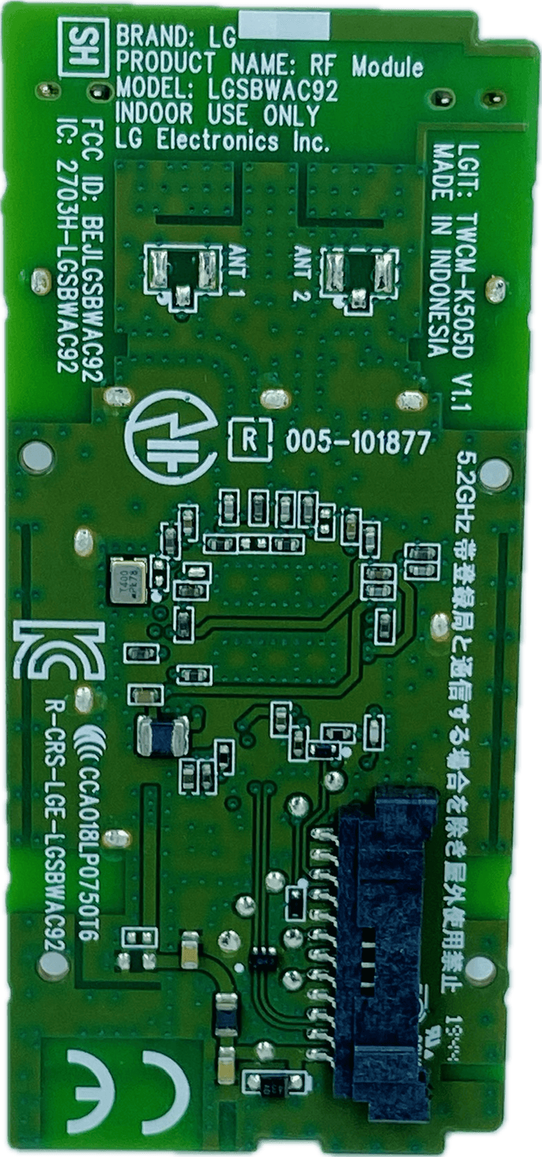 LG LED TV Wi-Fi Module – Model 43UM7780PTE - Great Bharat Electronics