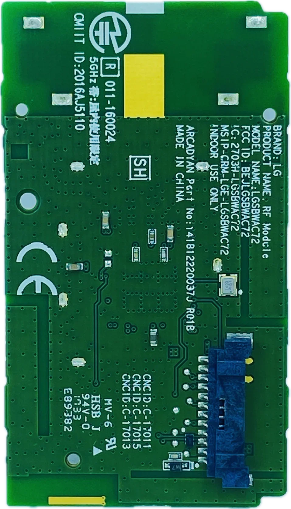 LG LED TV Wi-Fi Module for Model 49UJ632T - Great Bharat Electronics