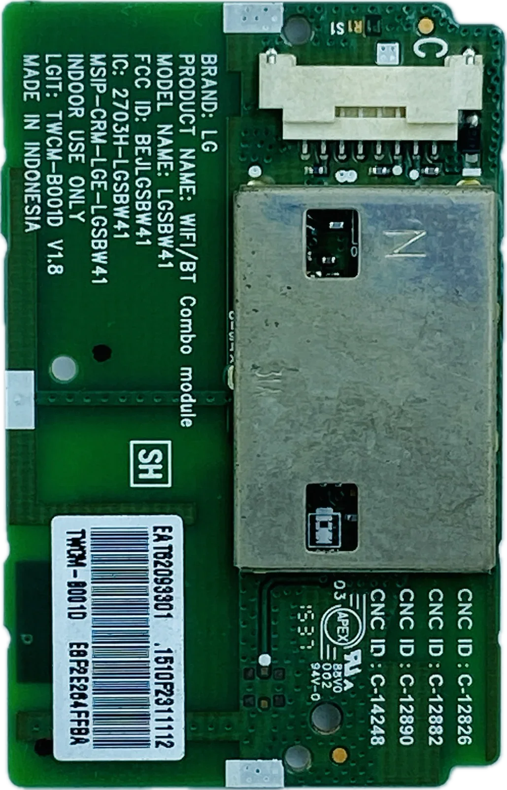 LG LED TV Wi-Fi Module for Model 55EG910T-TB - Great Bharat Electronics