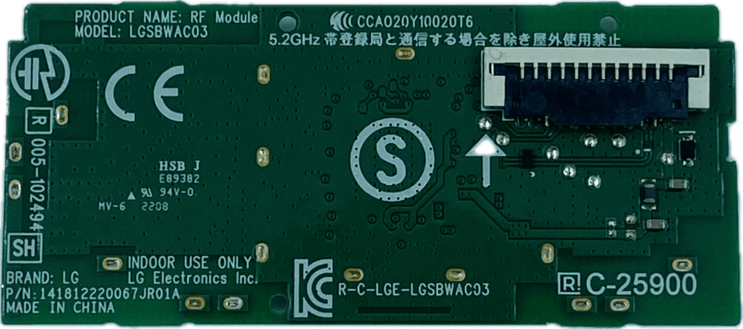 LG LED TV Wi-Fi Module – Model 55UQ8040PSB - Great Bharat Electronics