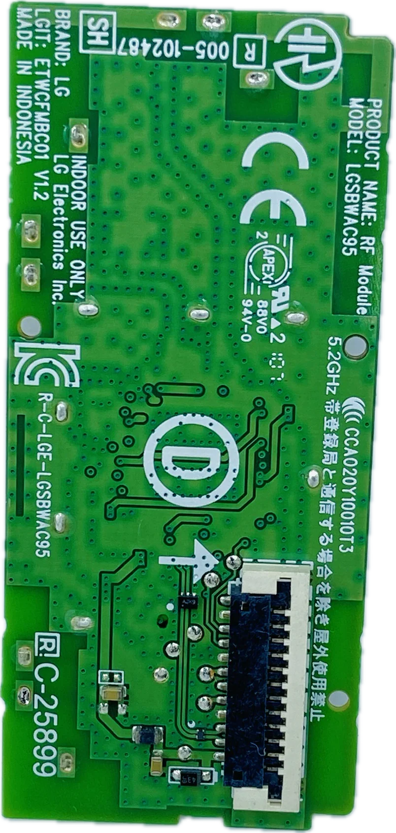 LG LED TV Wi-Fi Module for Model OLED55C1PTZ - Great Bharat Electronics