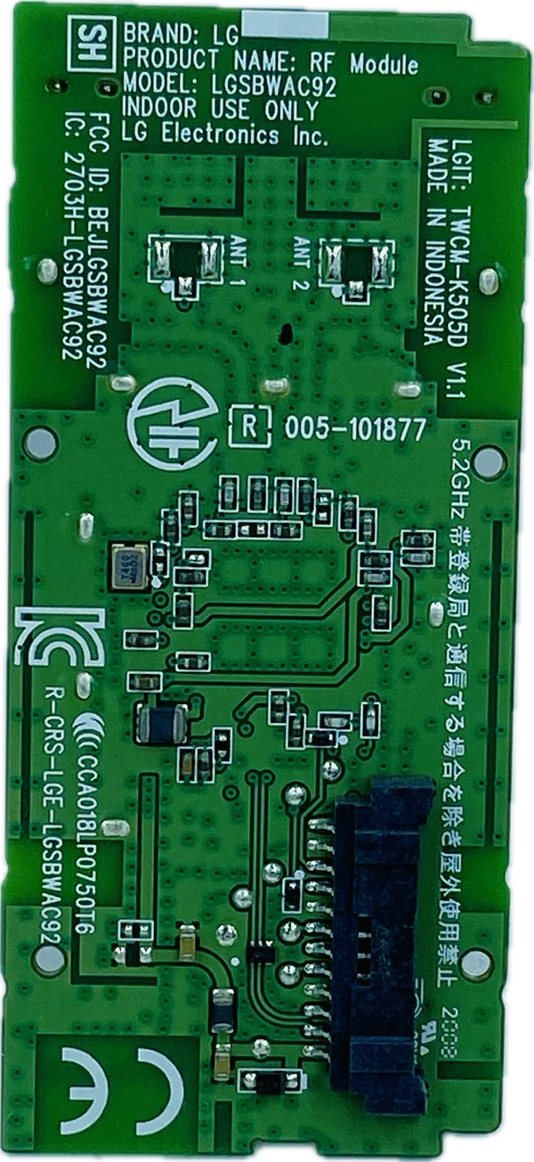 LG Smart TV Wi-Fi Module for Model OLED55C9PTA