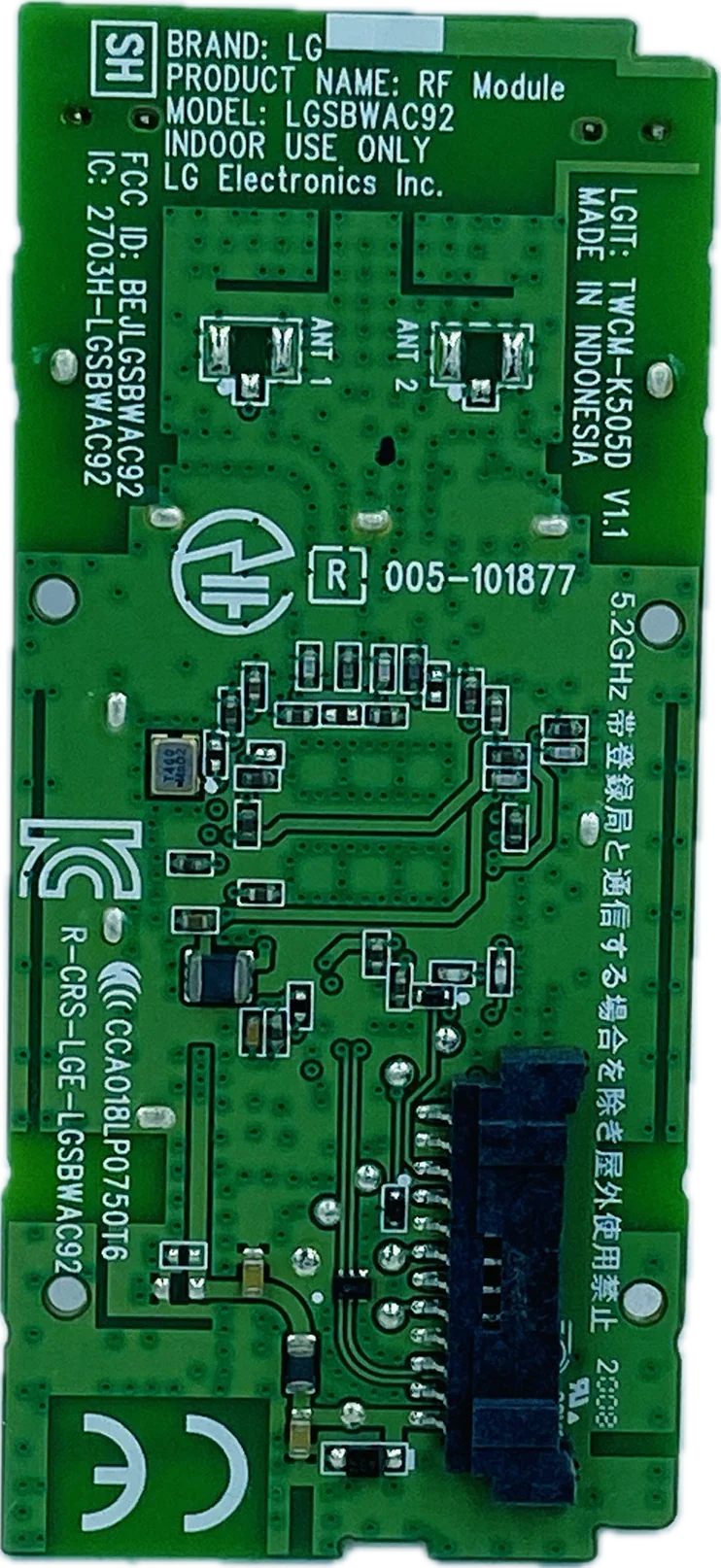 LG LED TV Wi-Fi Module for Model OLED55C9PTA - Great Bharat Electronics