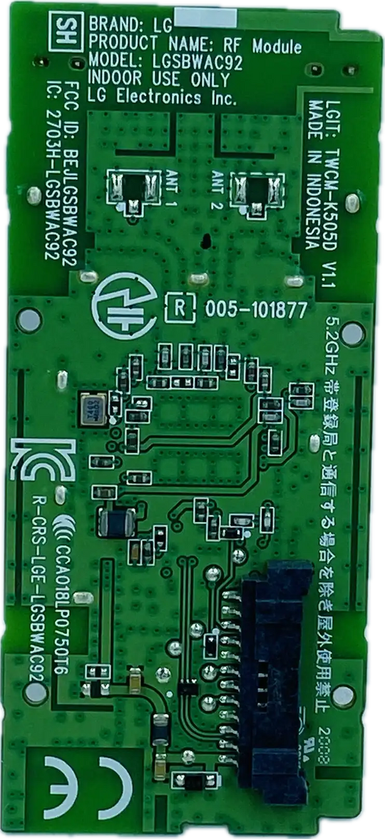 LG LED TV Wi-Fi Module for Model OLED55C9PTA - Great Bharat Electronics