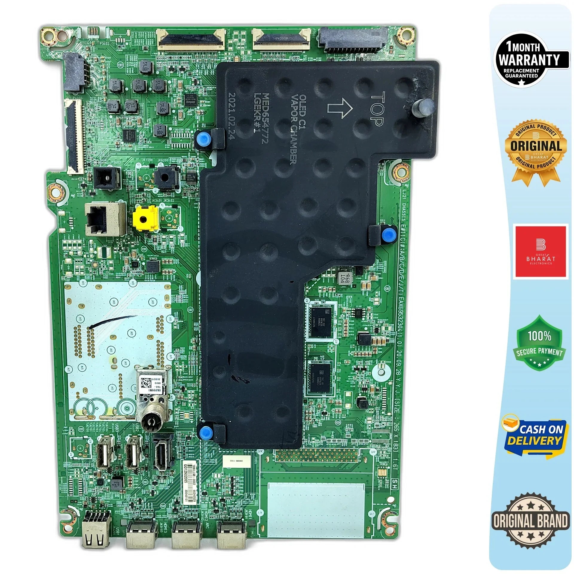 LG OLED55C1PTZ Motherboard – LG 55 Inch LED TV Main Board Replacement - Great Bharat Electronics