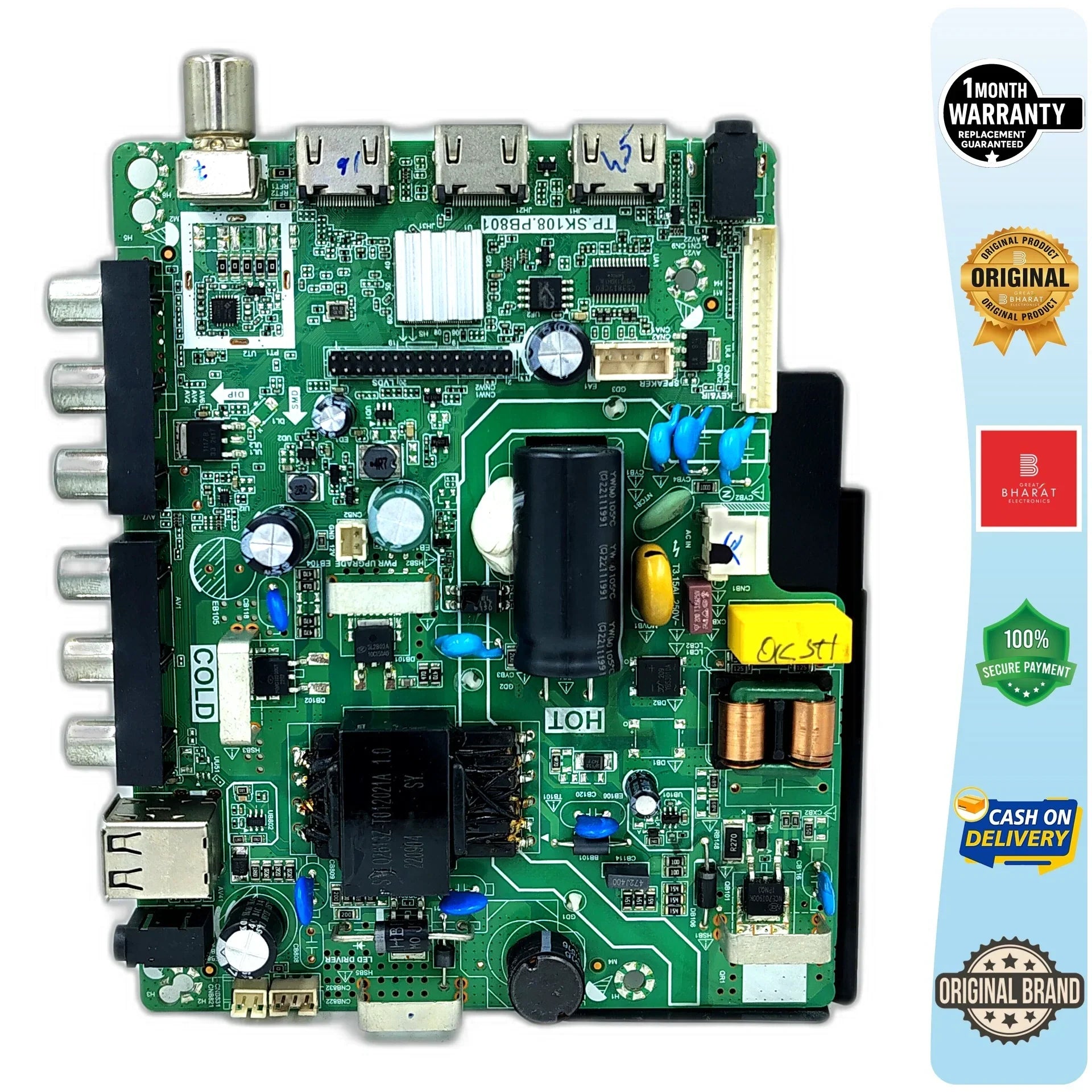 Lloyd 32HB250C Motherboard – Lloyd 32 Inch LED TV Main Board Replacement - Great Bharat Electronics