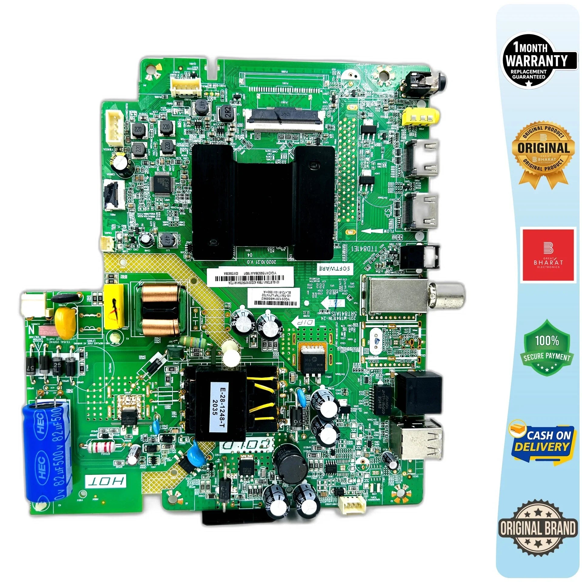 Lloyd 42FS302C Motherboard – Lloyd 42 Inch LED TV Main Board Replacement - Great Bharat Electronics