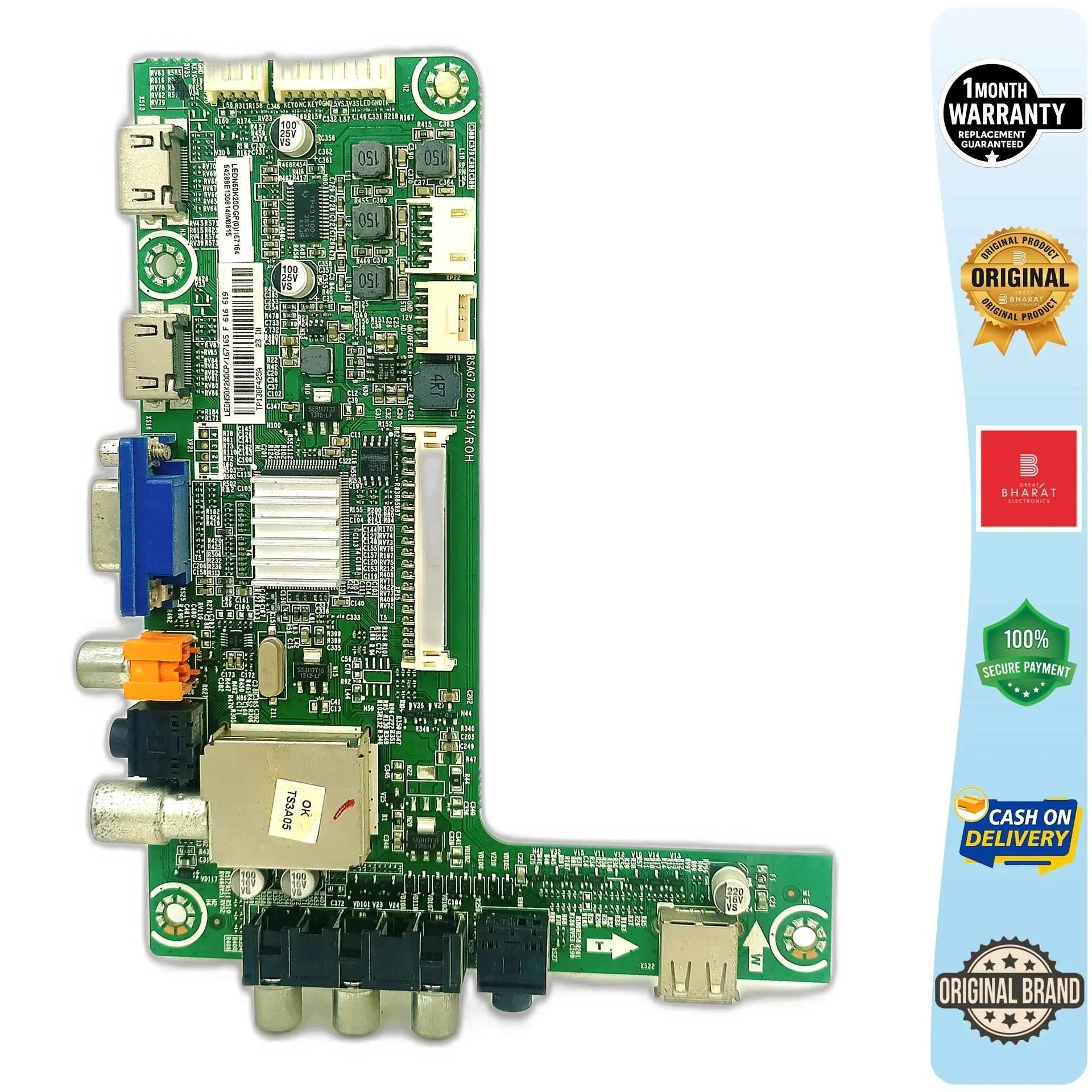 LLOYD L50N Motherboard – LLOYD 50 Inch LED TV Main Board Replacement - Great Bharat Electronics