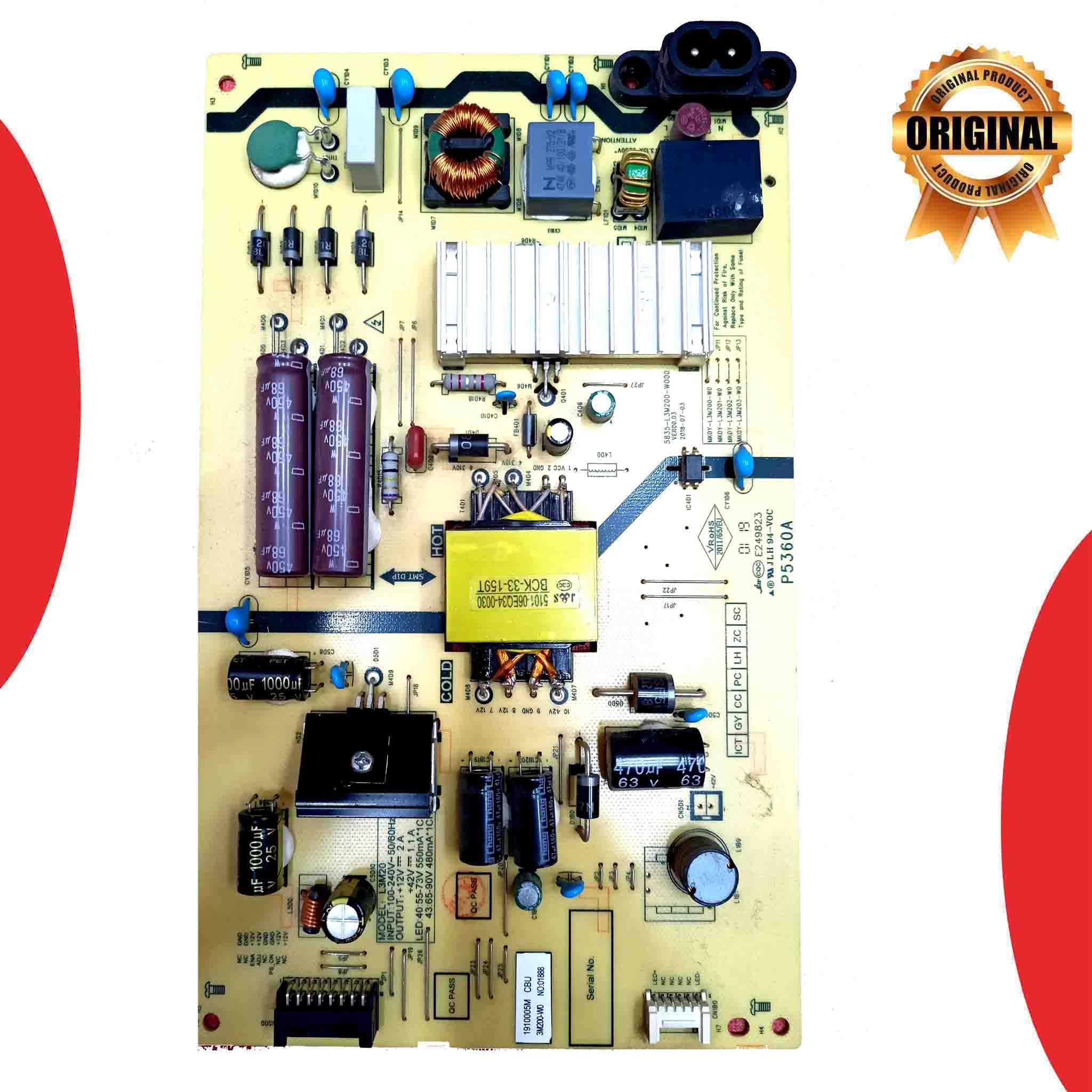 Marq 43 inch LED TV Power Supply for Model 43SAFHD - Great Bharat Electronics