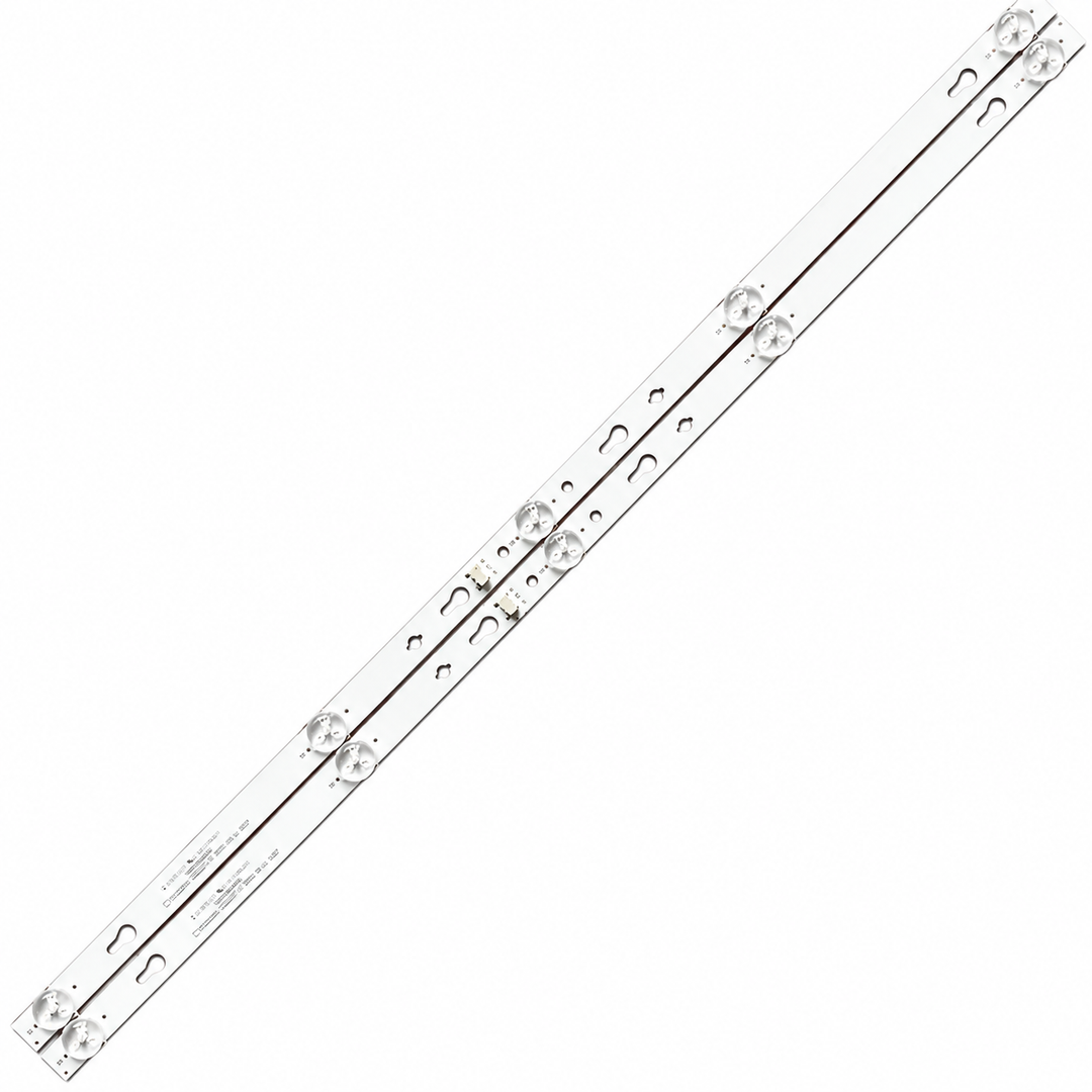 MI L32M5-AL LED TV backlight full set of 2 strips, 5 LEDs per strip, 10 LEDs total, 6V per LED