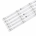 Mi L65M5-5SIN LED backlight B strips close-up showing LED lenses and strip markings