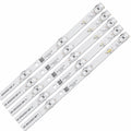 Mi L65M5-5SIN LED backlight strips close-up showing CRH-BP653030051385F part markings