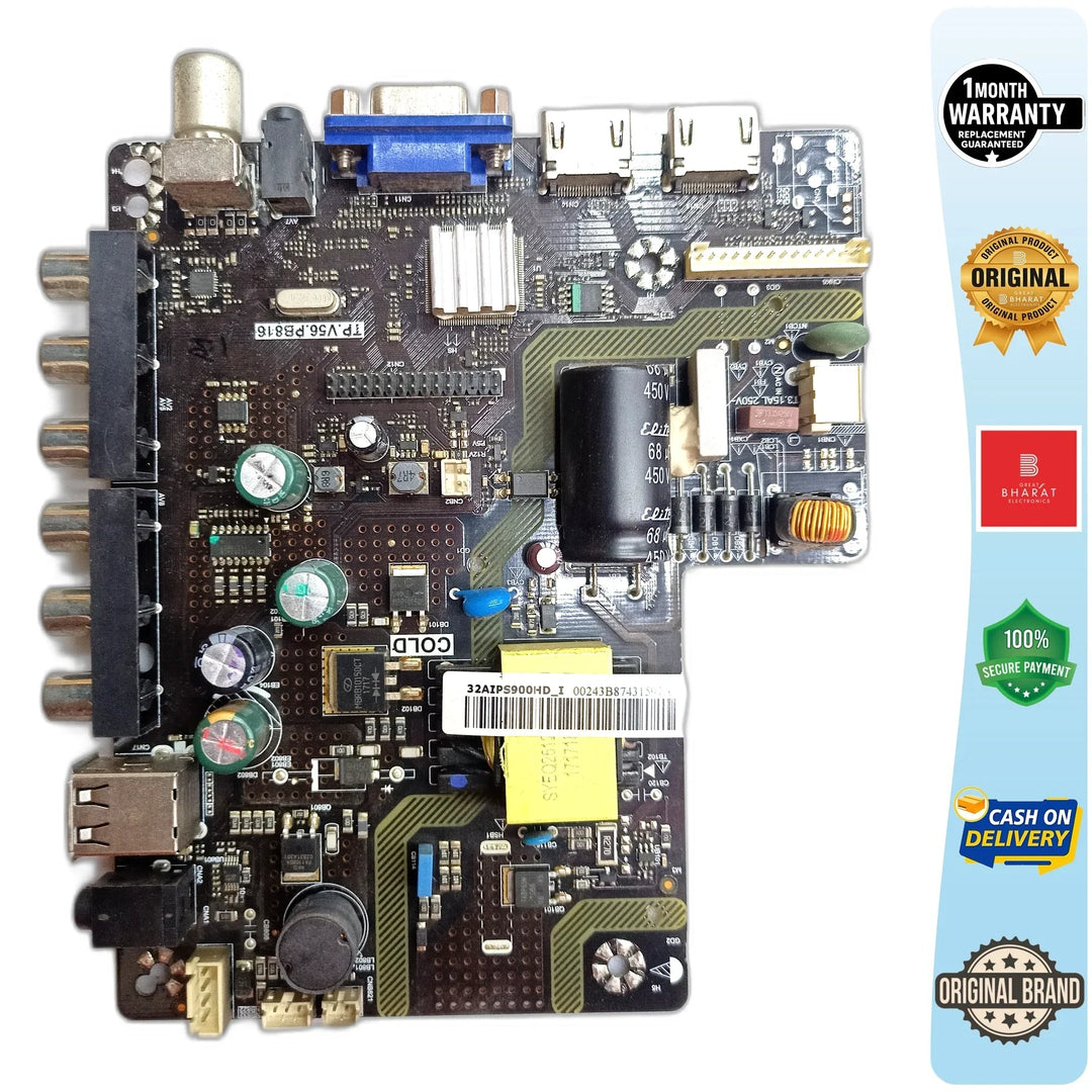 Micromax 32AIPS900 Motherboard – Micromax 32 Inch LED TV Main Board Replacement - Great Bharat Electronics