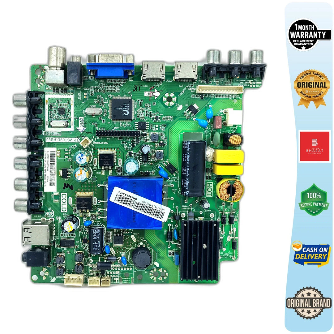 Micromax 32FK6156FHD Motherboard – Micromax 32 Inch LED TV Main Board Replacement - Great Bharat Electronics