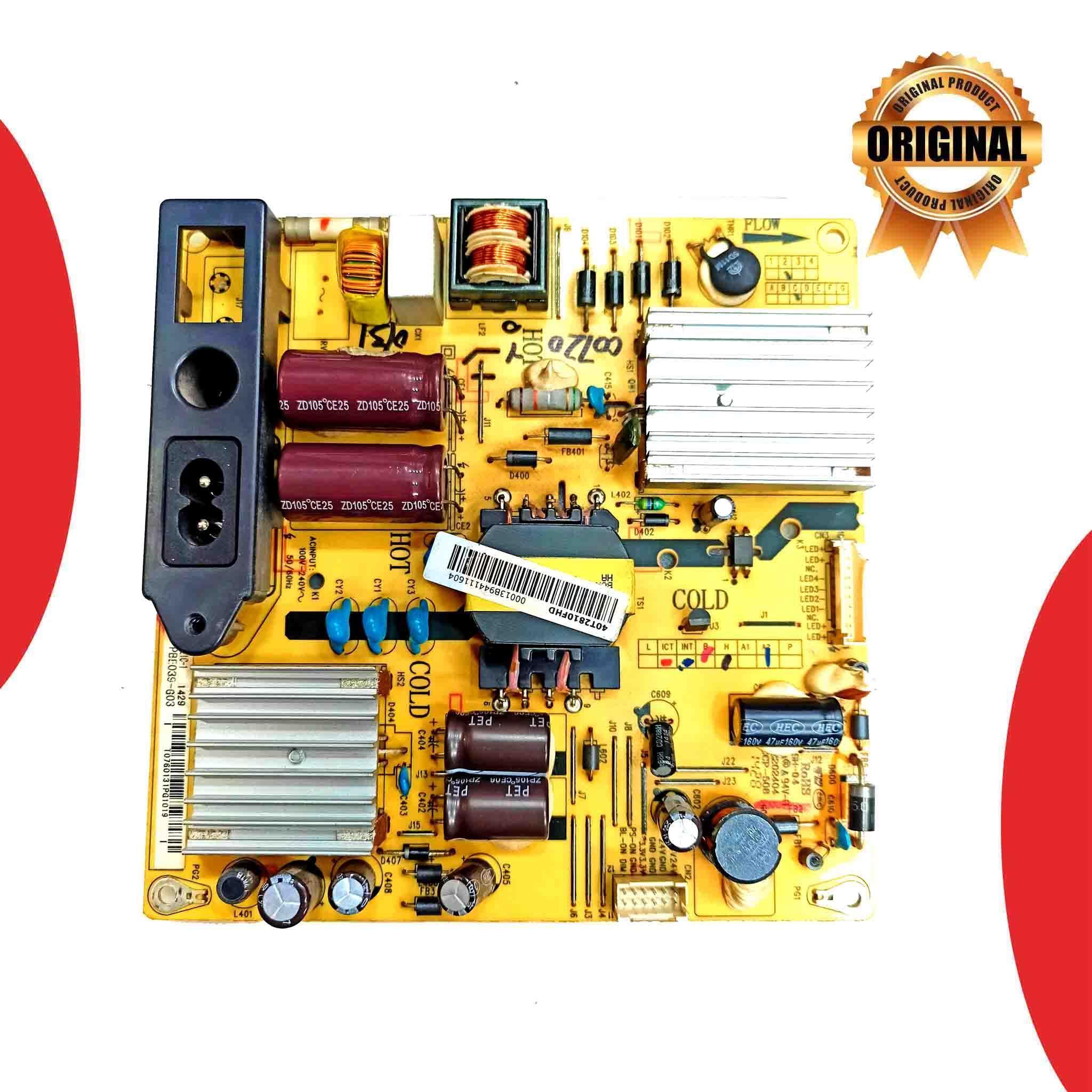 Micromax 40 inch LED TV Power Supply for Model 40T2810FHD - Great Bharat Electronics