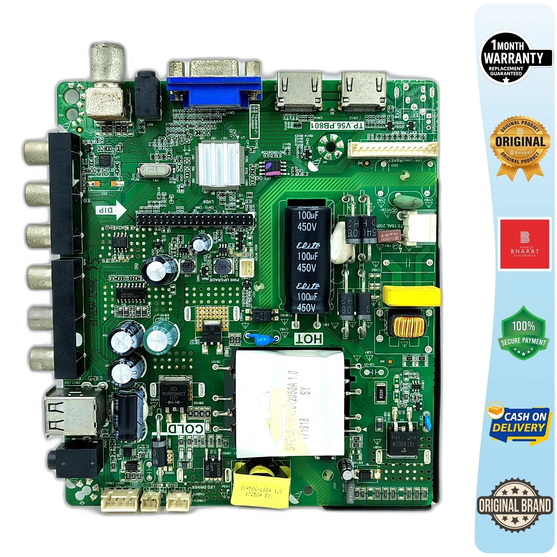 Micromax 40A9900FHD Motherboard – Micromax 40 Inch LED TV Main Board Replacement - Great Bharat Electronics