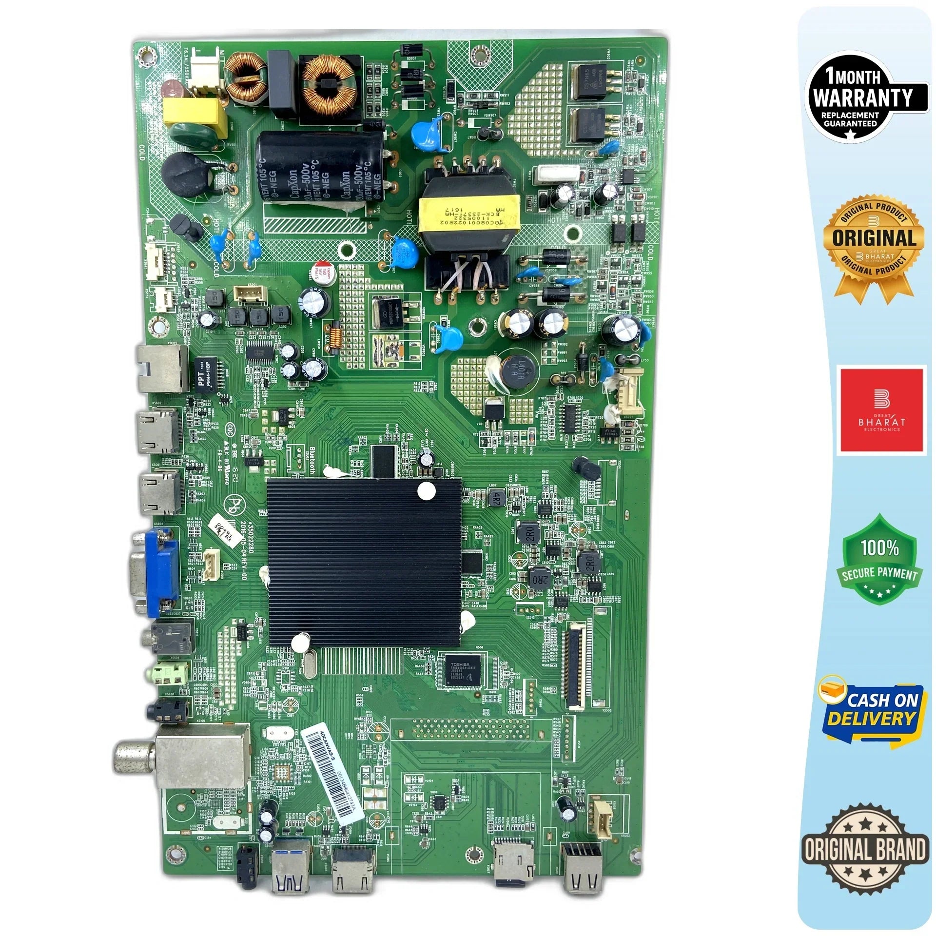 Micromax 40CANVAS Motherboard – Micromax 40 Inch LED TV Main Board Replacement - Great Bharat Electronics
